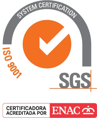 SGS ISO 9001 ENAC TCL LR COLOR